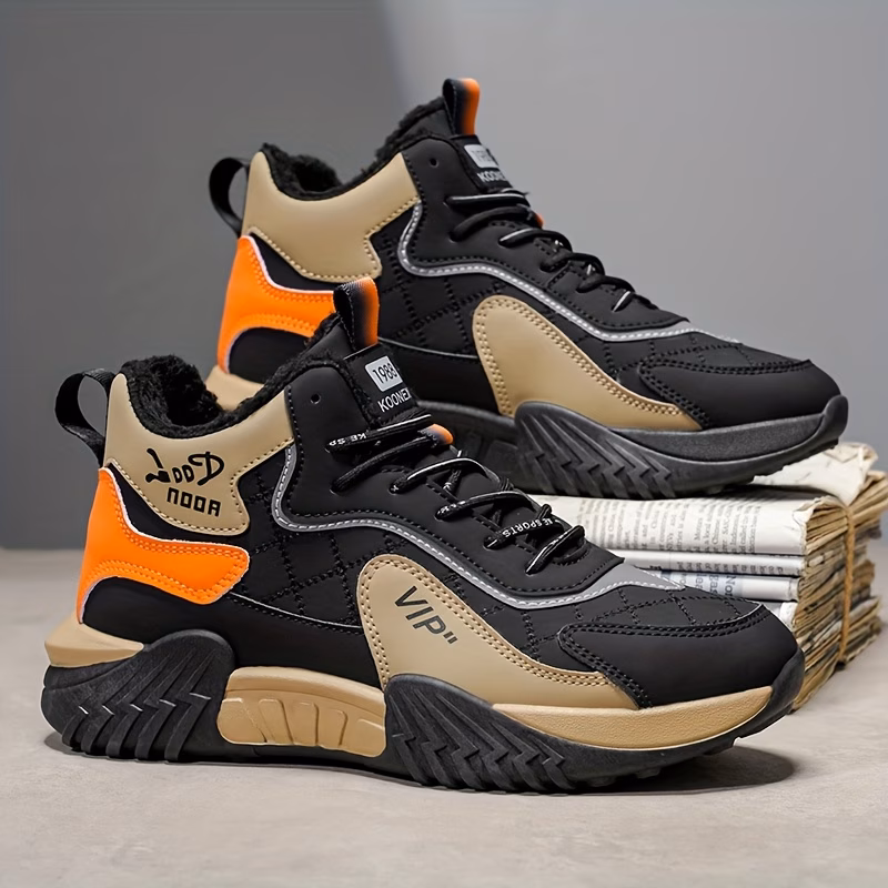 men's casual sports shoes, snow boots with added warmth and comfort men's casual sports shoes, snow boots with added warmth and comfort