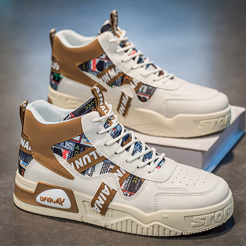 men's sports casual shoes with random letter straps men's sports casual shoes with random letter straps