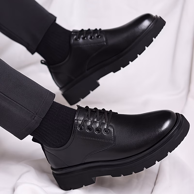 men's dress shoes classic lace up low top formal shoes