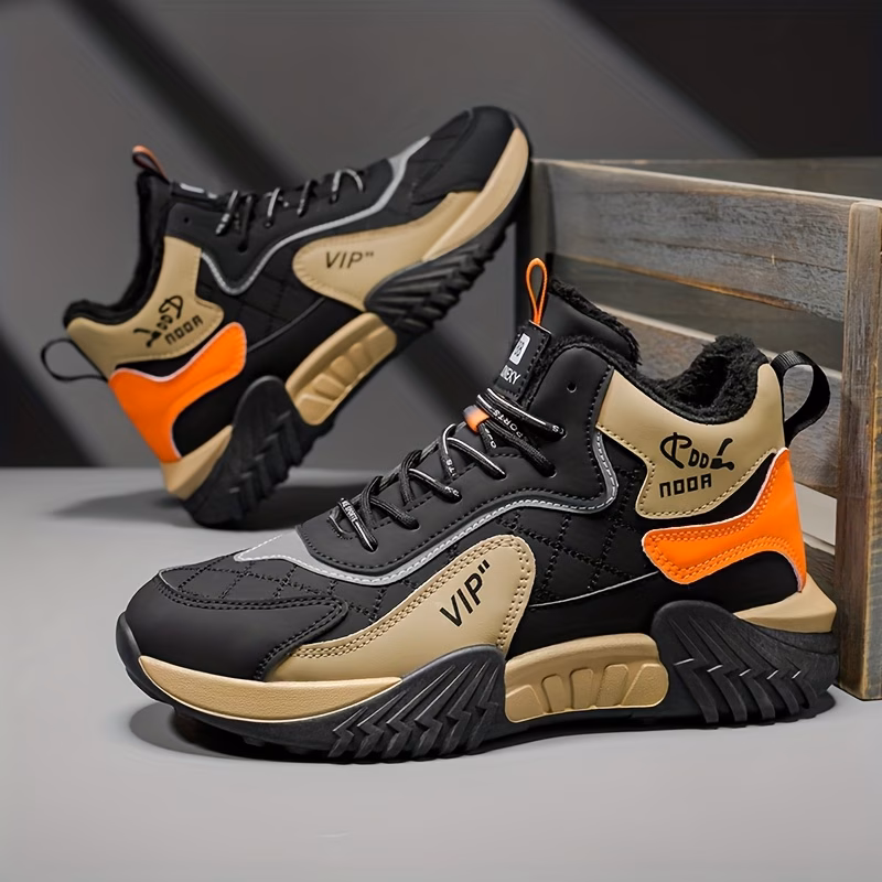 Home men's casual sports shoes, snow boots with added warmth and comfort